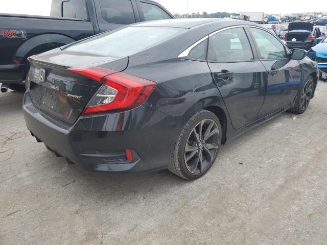 2HGFC2F84KH605908 - 2019 HONDA CIVIC SPORT შავი ფოტო 3