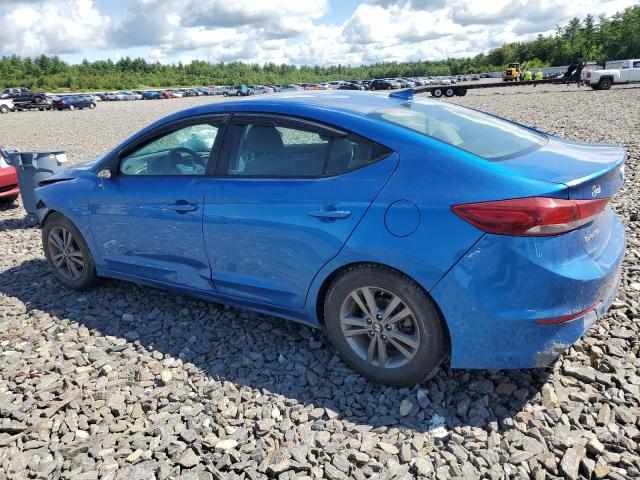 5NPD84LF4JH240853 - 2018 HYUNDAI ELANTRA SEL BLUE photo 2