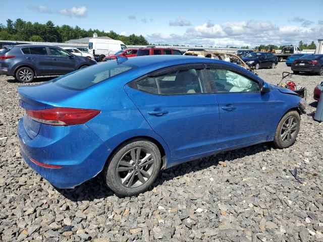 5NPD84LF4JH240853 - 2018 HYUNDAI ELANTRA SEL BLUE photo 3