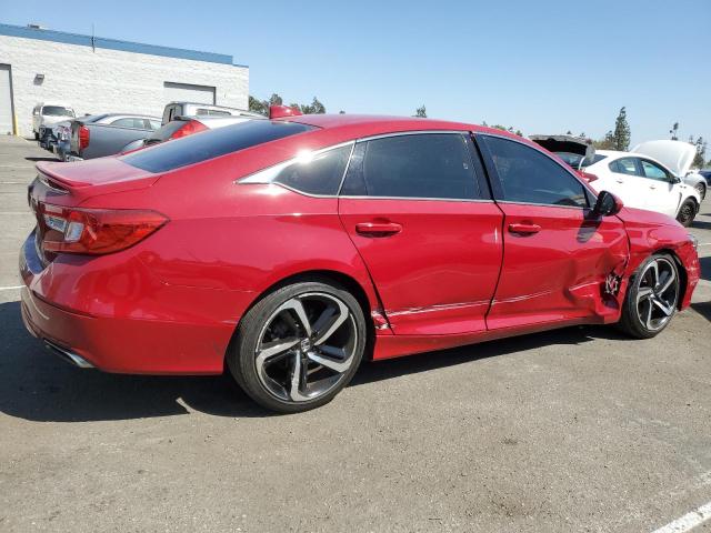 1HGCV1F34JA238002 - 2018 HONDA ACCORD SPORT RED photo 3