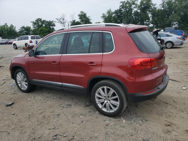 WVGAV7AX5FW006405 - 2015 VOLKSWAGEN TIGUAN S ბურგუნდია ფოტო 2