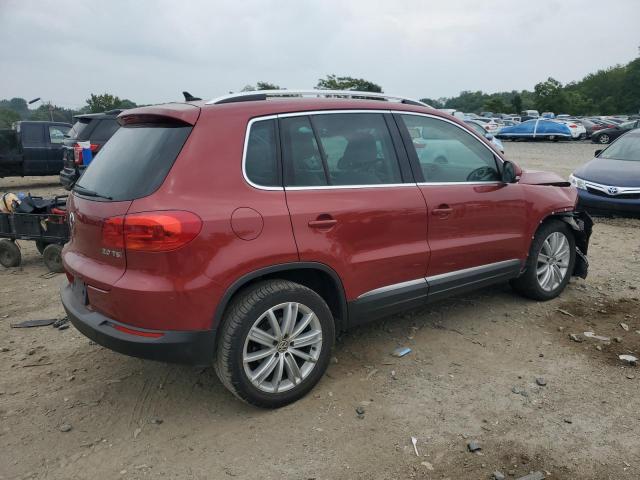 WVGAV7AX5FW006405 - 2015 VOLKSWAGEN TIGUAN S ბურგუნდია ფოტო 3