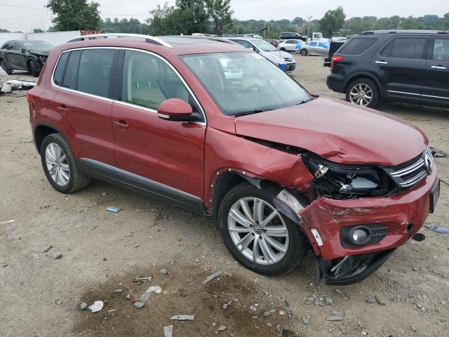 WVGAV7AX5FW006405 - 2015 VOLKSWAGEN TIGUAN S ბურგუნდია ფოტო 4