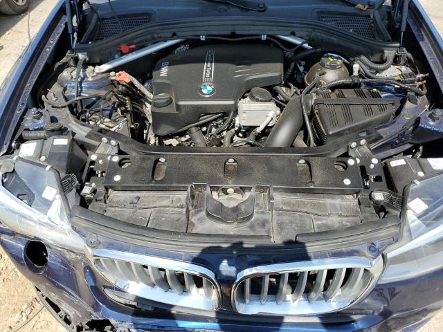 5UXWX9C51H0T06247 - 2017 BMW X3 XDRIVE28I BLUE photo 12