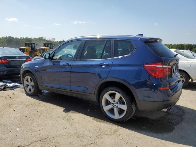 5UXWX9C51H0T06247 - 2017 BMW X3 XDRIVE28I BLUE photo 2