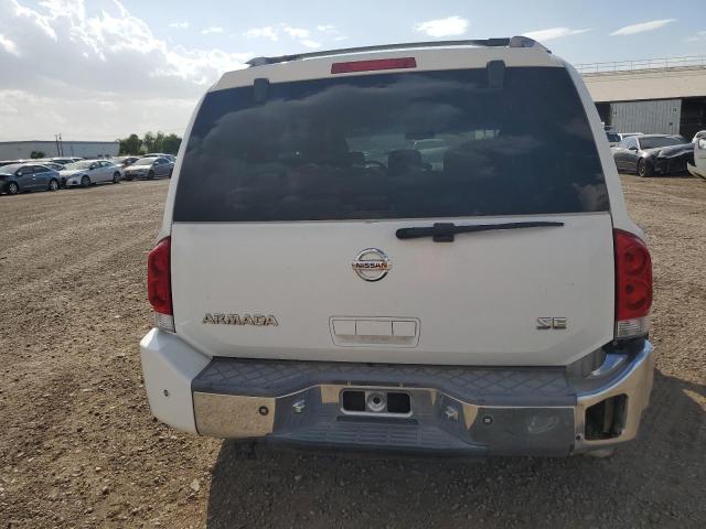 5N1AA08A07N704044 - 2007 NISSAN ARMADA SE WHITE photo 6