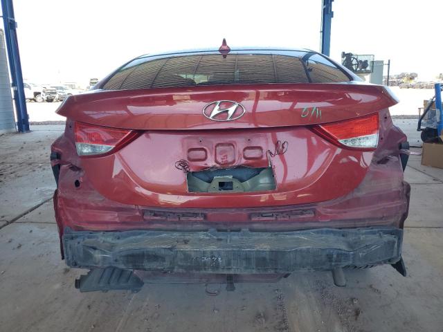 5NPDH4AE8DH249831 - 2013 HYUNDAI ELANTRA GLS RED photo 6