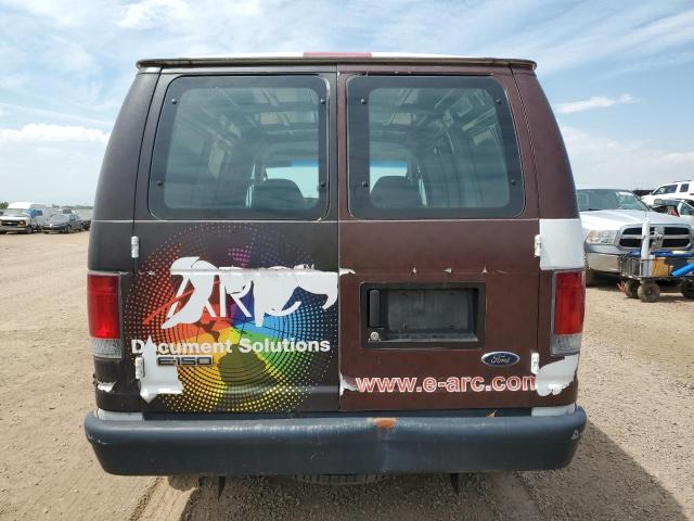 1FTNE14W58DA17683 - 2008 FORD ECONOLINE E150 VAN WHITE photo 6