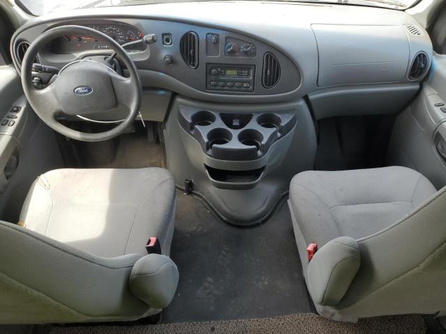 1FTNE14W58DA17683 - 2008 FORD ECONOLINE E150 VAN WHITE photo 8
