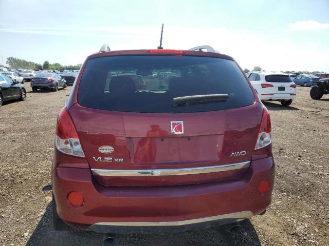 3GSDL63719S593026 - 2009 SATURN VUE XR RED photo 6