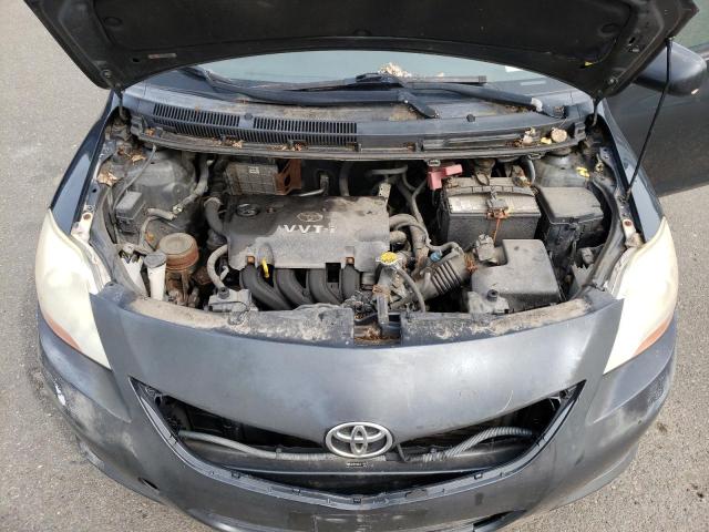 JTDBT923071175512 - 2007 TOYOTA YARIS GRAY photo 11