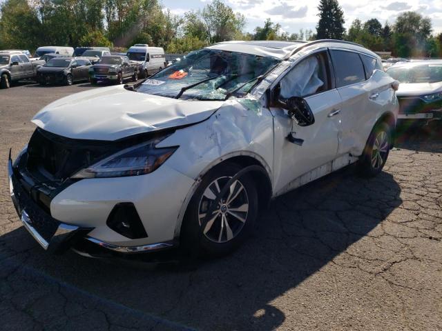 5N1AZ2BJ5LN160549 - 2020 NISSAN MURANO SV WHITE photo 1