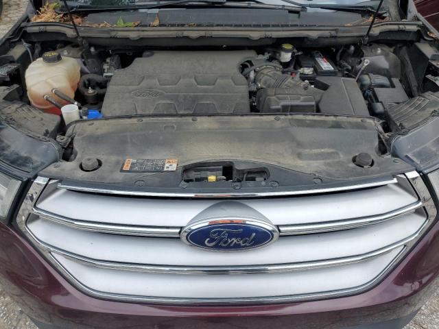 2FMPK3J80JBC31717 - 2018 FORD EDGE SEL Burdeos foto 11