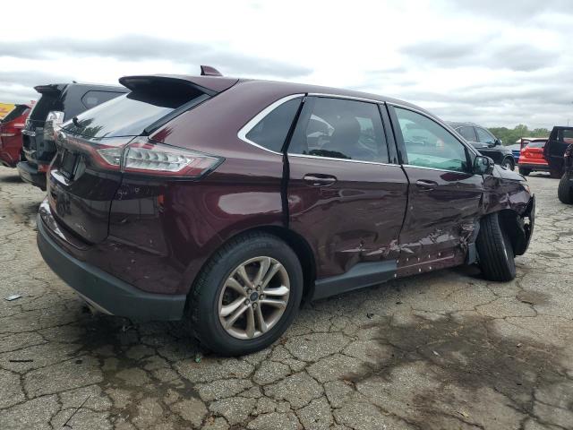 2FMPK3J80JBC31717 - 2018 FORD EDGE SEL Burdeos foto 3