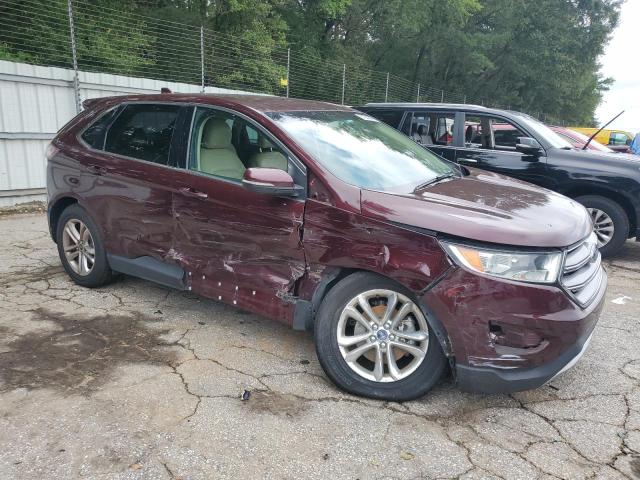 2FMPK3J80JBC31717 - 2018 FORD EDGE SEL Burdeos foto 4