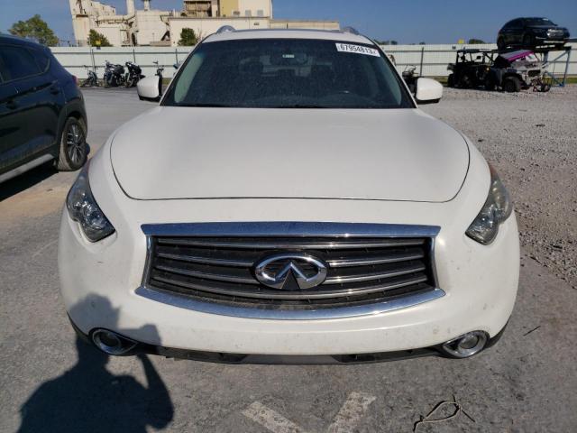 JN8CS1MW8EM410691 - 2014 INFINITI QX70 WHITE photo 5