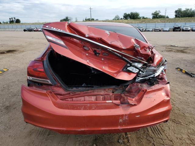 2HGFB6E59DH705894 - 2013 HONDA CIVIC SI RED photo 6