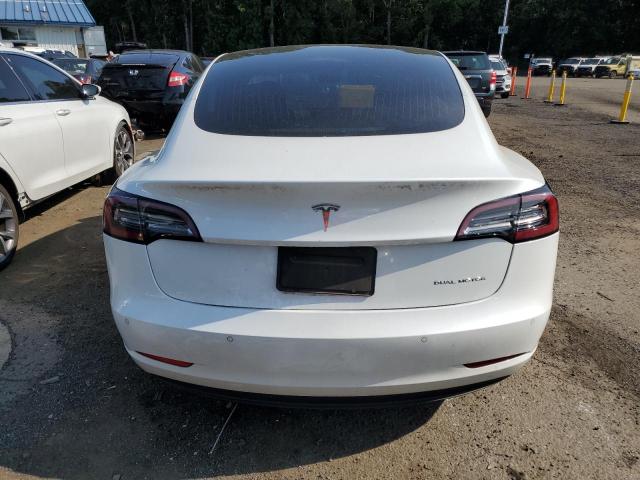 5YJ3E1EBXKF389961 - 2019 TESLA MODEL 3 Білий фото 6