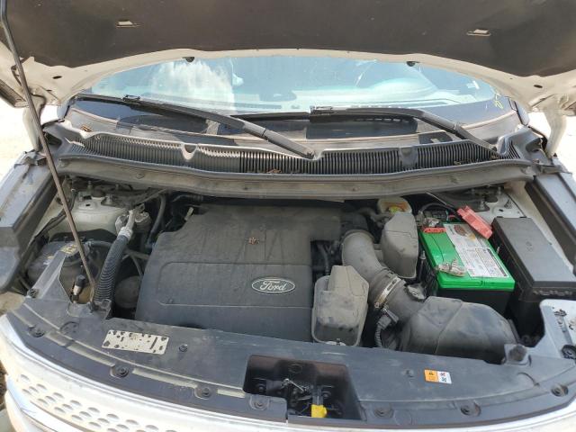 1FM5K8F89DGB69342 - 2013 FORD EXPLORER LIMITED أبيض صورة 12