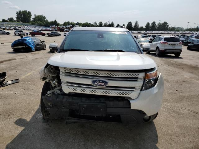1FM5K8F89DGB69342 - 2013 FORD EXPLORER LIMITED أبيض صورة 5