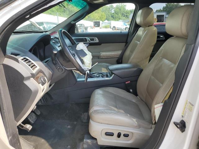 1FM5K8F89DGB69342 - 2013 FORD EXPLORER LIMITED أبيض صورة 7