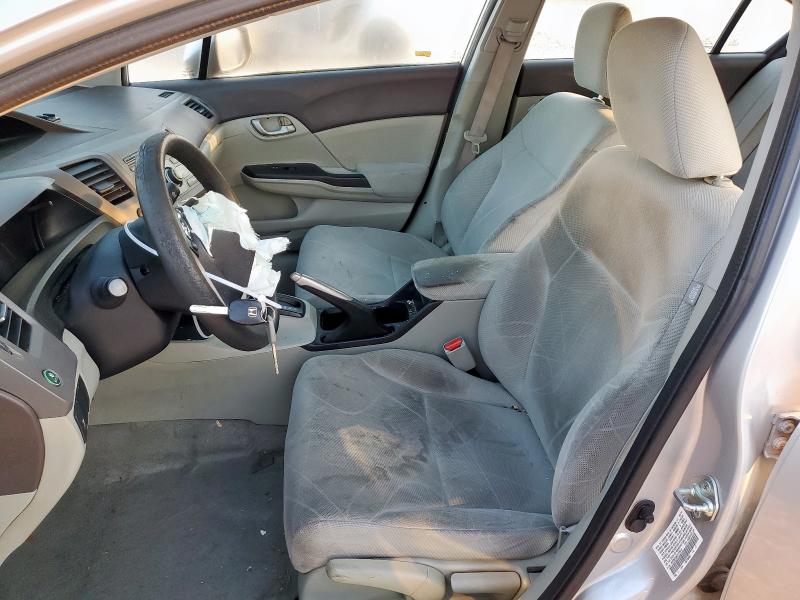 19XFB2F56CE379018 - 2012 HONDA CIVIC LX SILVER photo 7