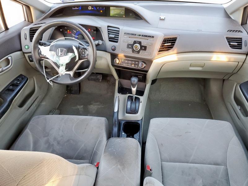 19XFB2F56CE379018 - 2012 HONDA CIVIC LX SILVER photo 8