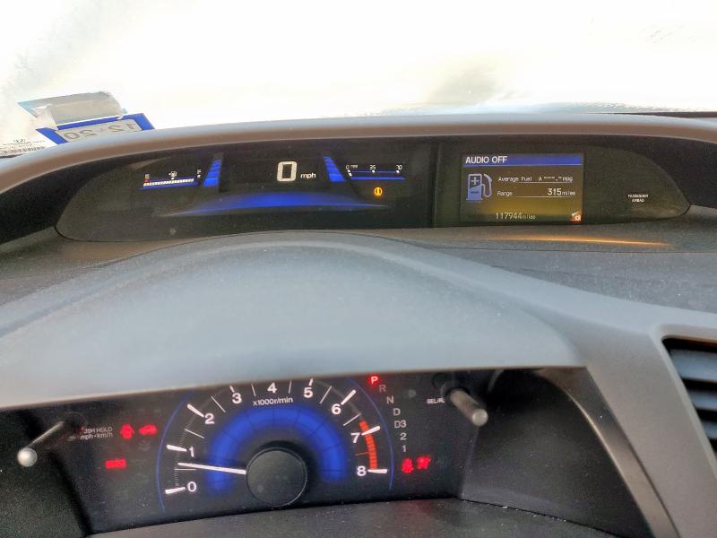 19XFB2F56CE379018 - 2012 HONDA CIVIC LX SILVER photo 9