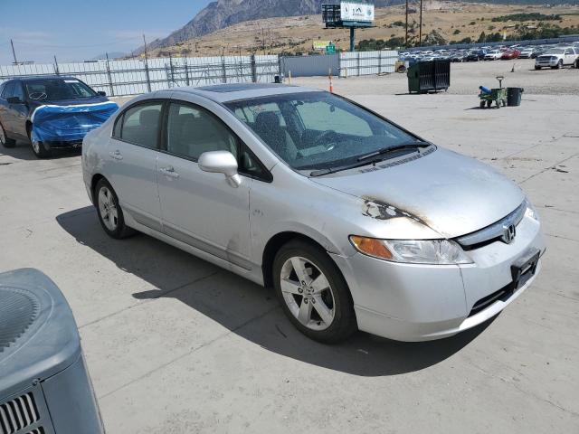 1HGFA16887L101176 - 2007 HONDA CIVIC EX SILVER photo 4