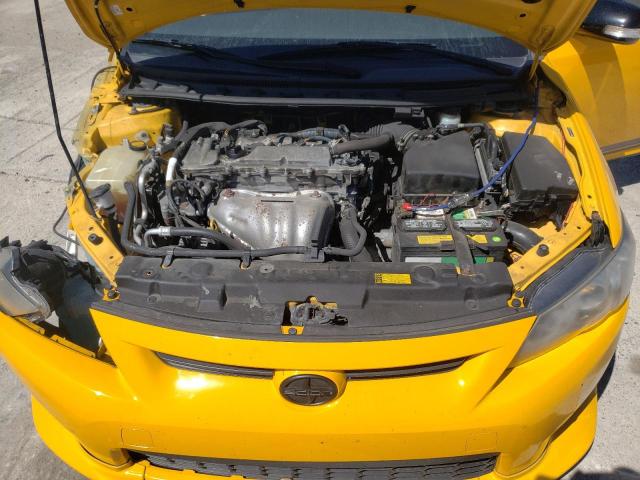 JTKJF5C77C3027393 - 2012 TOYOTA SCION TC ყვითელი ფოტო 11