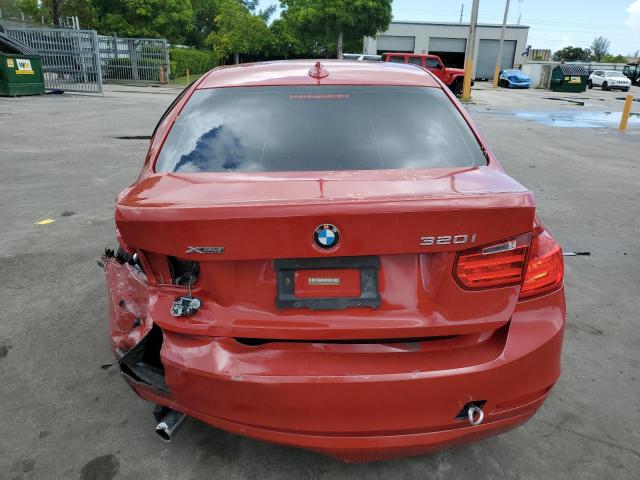 WBA3C3G58FNS75860 - 2015 BMW 320 I XDRIVE RED photo 6