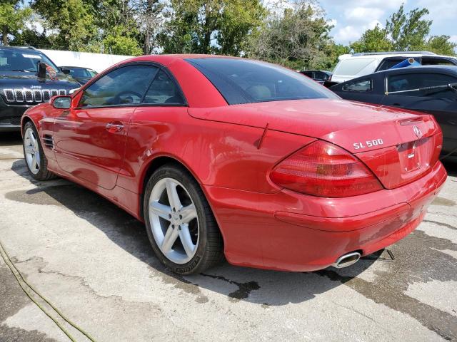 WDBSK75F16F111878 - 2006 MERCEDES-BENZ SL 500 RED photo 2