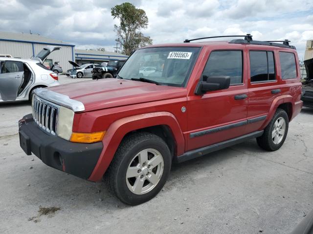1J8HG48N76C129813 - 2006 JEEP COMMANDER 红色 照片 1