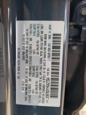 JM3KFBCM1M0427394 - 2021 MAZDA CX-5 TOURING 灰色 照片 13