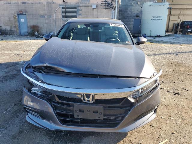 1HGCV1F51JA070286 - 2018 HONDA ACCORD EXL GRAY photo 5