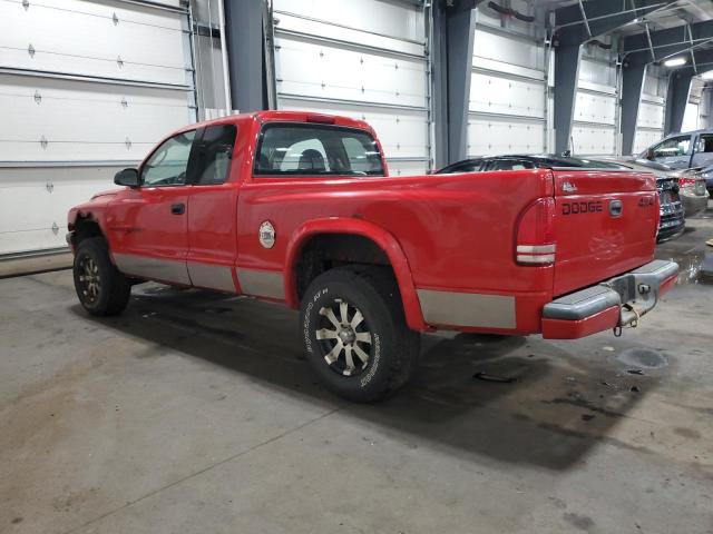 1B7GG22N41S347366 - 2001 DODGE DAKOTA RED photo 2