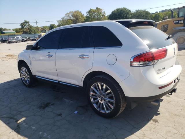 2LMDJ6JK4DBL15440 - 2013 LINCOLN MKX WHITE photo 2