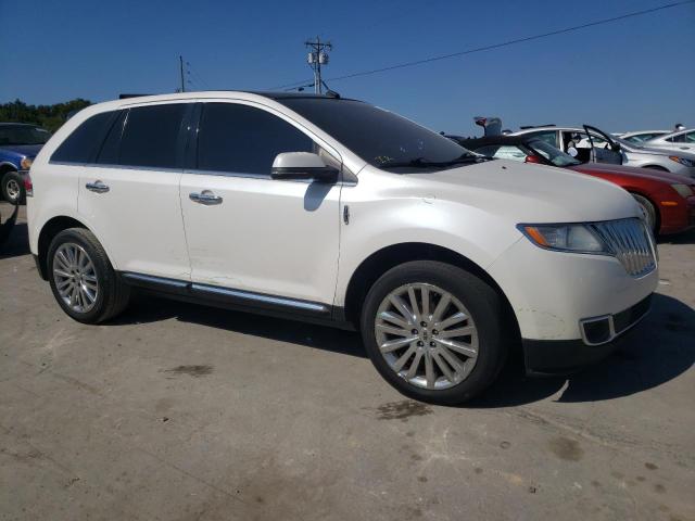 2LMDJ6JK4DBL15440 - 2013 LINCOLN MKX WHITE photo 4