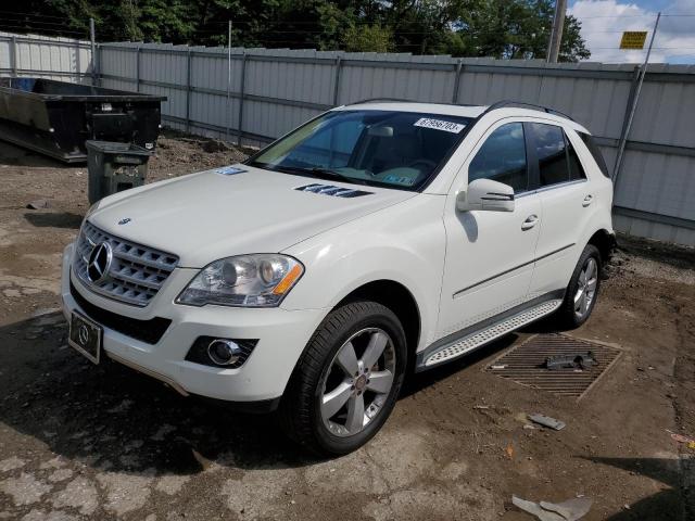 4JGBB8GB7BA635444 - 2011 MERCEDES-BENZ ML 350 4MATIC WHITE photo 1