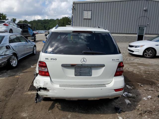 4JGBB8GB7BA635444 - 2011 MERCEDES-BENZ ML 350 4MATIC WHITE photo 6