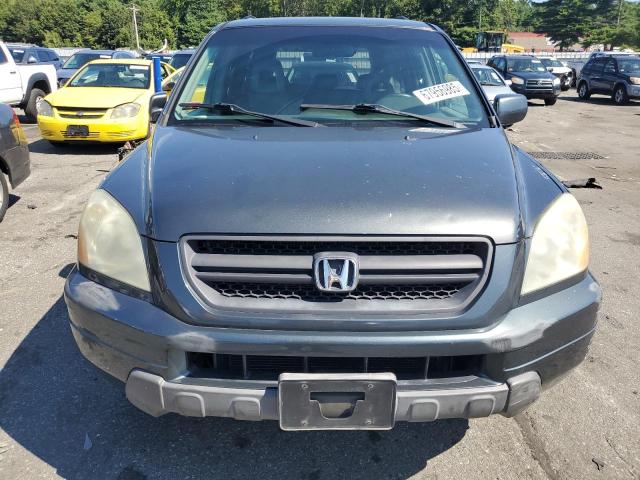 2HKYF18673H570777 - 2003 HONDA PILOT EXL GRAY photo 5