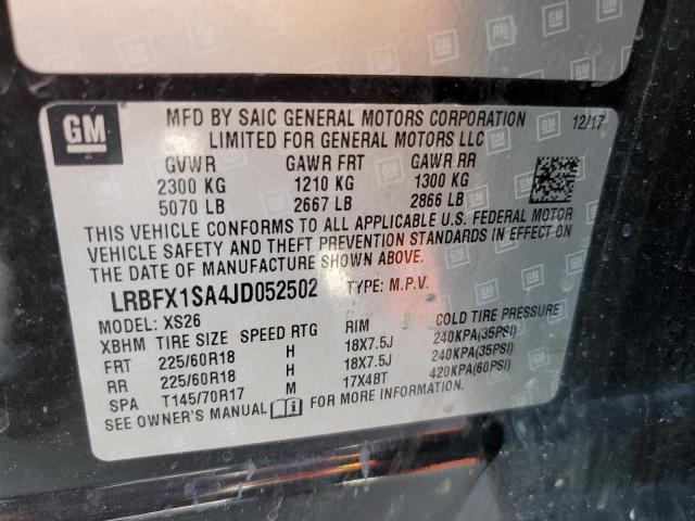 LRBFX1SA4JD052502 - 2018 BUICK ENVISION ESSENCE Qara foto 13