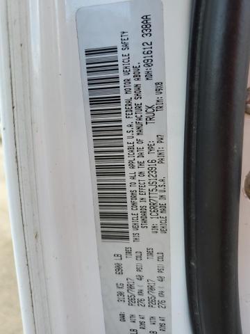 1C6RR7TT5JS123916 - 2018 RAM 1500 SLT Weiß Foto 13