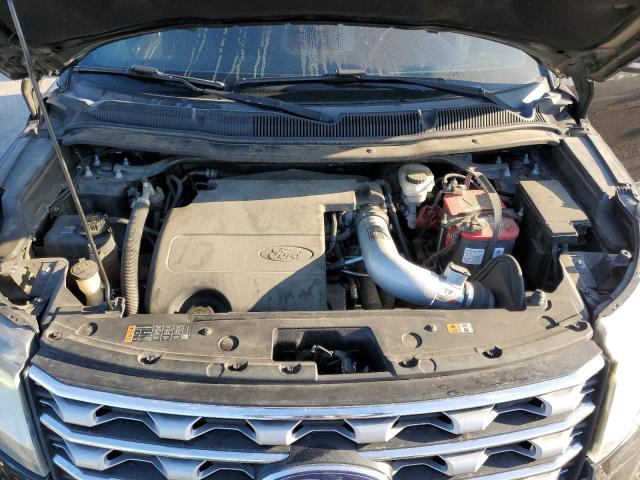 1FM5K7F83HGA95254 - 2017 FORD EXPLORER LIMITED BLACK photo 12