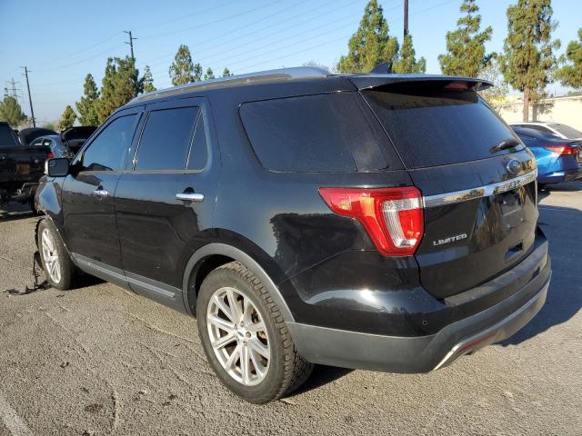 1FM5K7F83HGA95254 - 2017 FORD EXPLORER LIMITED BLACK photo 2