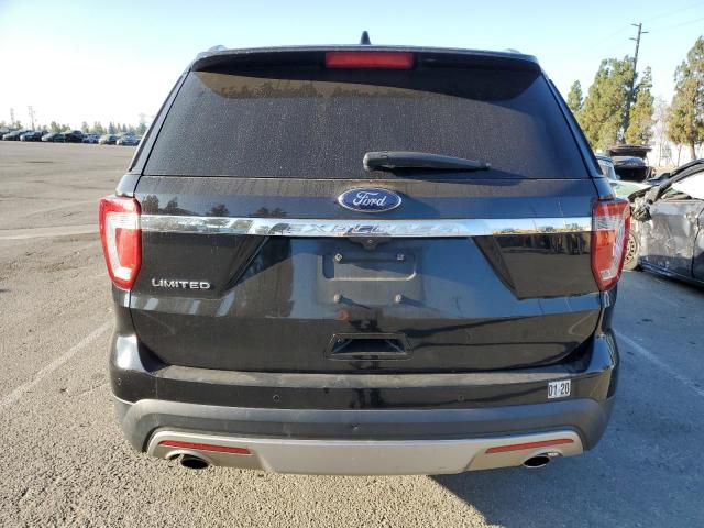 1FM5K7F83HGA95254 - 2017 FORD EXPLORER LIMITED BLACK photo 6