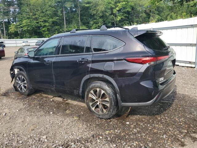 5TDGZRBH4MS094897 - 2021 TOYOTA HIGHLANDER XLE Czarny zdjęcie 2