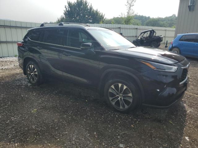 5TDGZRBH4MS094897 - 2021 TOYOTA HIGHLANDER XLE Czarny zdjęcie 4