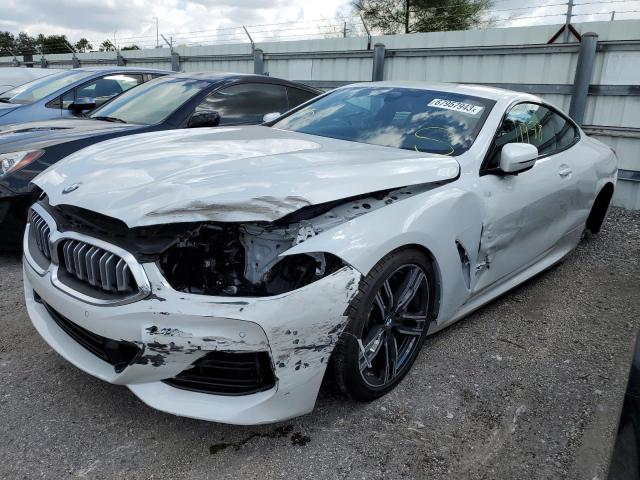 WBAAE4C02PCL62328 - 2023 BMW 840XI WHITE photo 1
