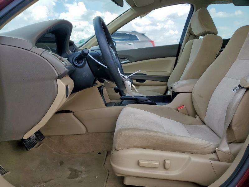 1HGCP2F42AA160439 - 2010 HONDA ACCORD LXP BURGUNDY photo 7